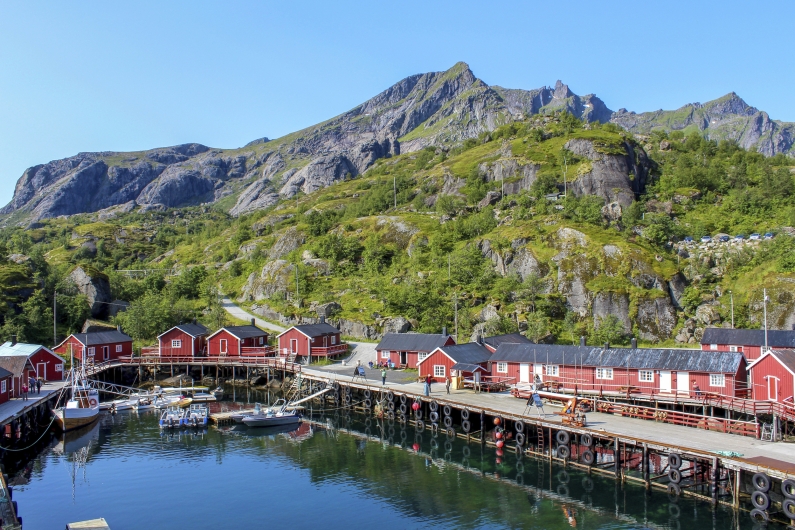 Fischerdorf auf den Lofoten 