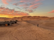 Sonnenaufgang in der Wüste